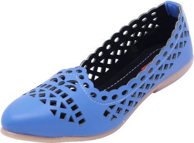 

Footrendz Cut Work Bellies For Women(Blue
