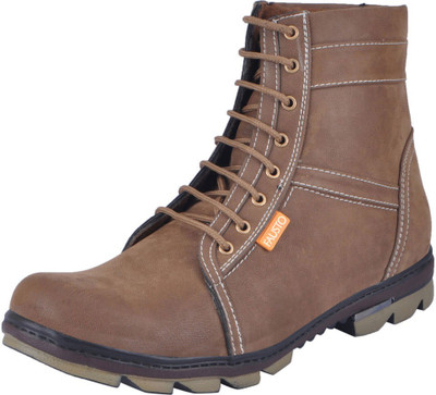 

FAUSTO Hiking and Trekking Boots For Men(Brown, Cheeku