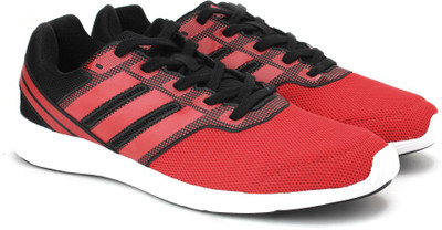

ADIDAS ADI PACER 1.0 M Running Shoes For Men(Black, Red, Cblack/scarle