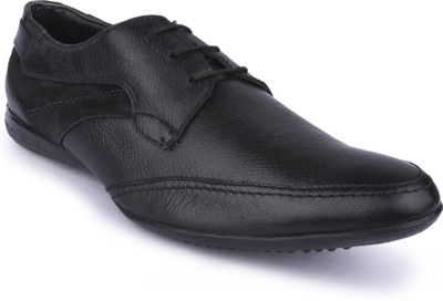 

Buckle Up MENS LEATHER SHOES BU77554_BLACK-Size- Lace Up For Men(Black