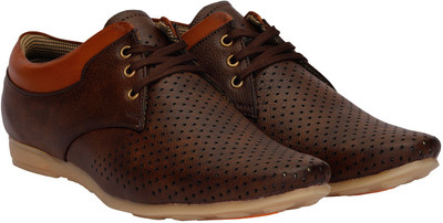 

Kraasa TopAce Party Wear For Men(Brown