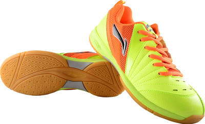 

Li-Ning RAID Badminton Shoes For Men(Orange, Lime/ orange