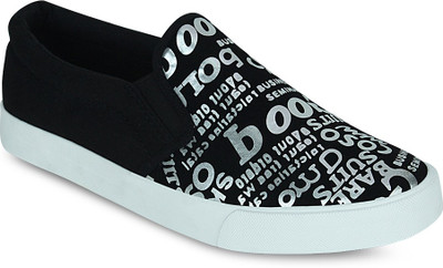 

Get Glamr Graffiti Slip-on Slip On Sneakers For Men(Black