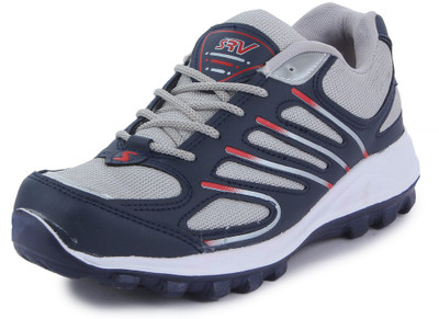 

SRV Men's MetaRun11 Grey/Navy Blue Sports Running Shoes For Men(Multicolor