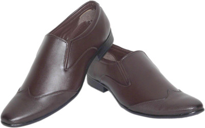 

Azzaro Black Brut Slip On Shoes For Men(Brown