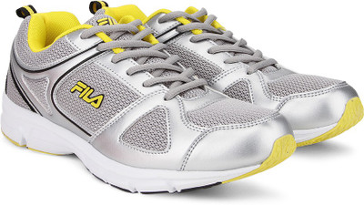 

Fila AEROBIC LITE Running Shoes For Men(Yellow, Sil/yel/blk