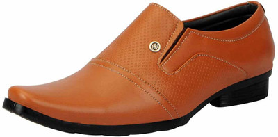 

FAUSTO Corporate Slip On For Men(Tan