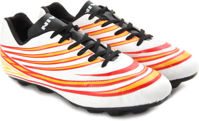 

Nivia Men Football Studs For Men(White, Red)