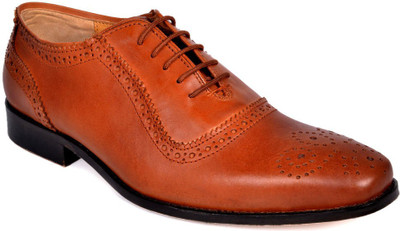 

Walker Styleways Exquisite Oxford Brogue Lace Up Shoes For Men(Tan, Maroon, Cognac