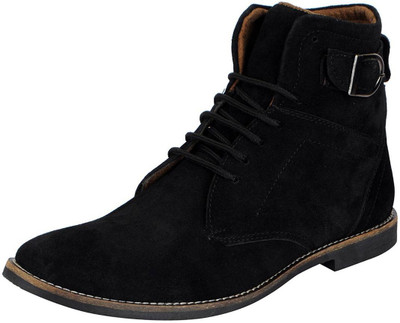 

FAUSTO High Ankle Boots For Men(Black
