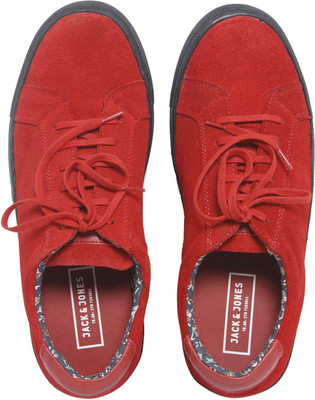 

Jack & Jones Canvas Shoes For Men(Red, Red clay