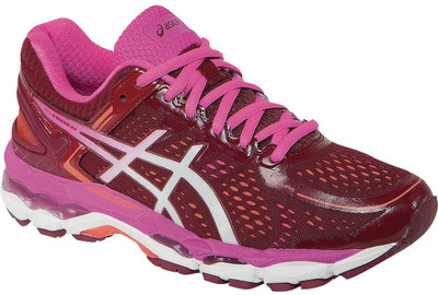 

Asics Gel-Kayano 22 Women Running Shoes For Women(Maroon, White, Pink, Deep ruby/white/pink glow