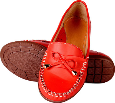 

Sam Stefy Loafers For Women(Red)