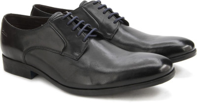 

Clarks Banfield Walk Black Leather lace up For Men(Black