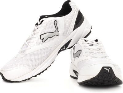 

Puma An Ind Running Shoes For Men(Black, White, Silver, 01;white;puma silver;black