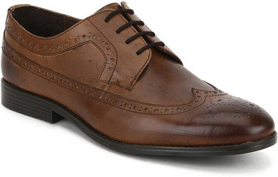 

Arden Oliver Longwing Brogue Party Wear Shoes For Men(Tan, Camel