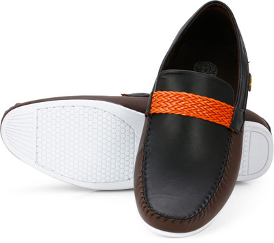 

Froskie Casual Smart Party Wear Loafers For Men(Black