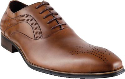 

Mochi J.Fontini Lace Up Shoes For Men(Tan, 23;tan