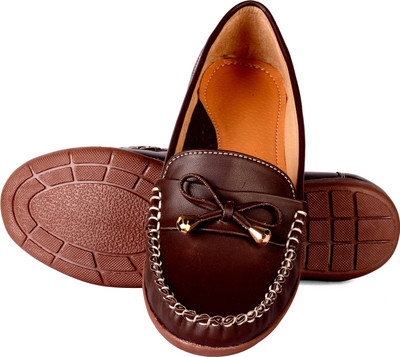 

Sam Stefy Loafers For Women(Brown)