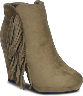 

Get Glamr PEARL Boots For Women(Beige