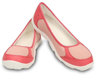 

Crocs Duet Busy Day Ballet Flat W Casuals For Women(Orange