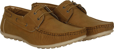 

Kraasa Klick Boat Shoes For Men(Tan, Camel