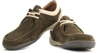 

Woodland Men Corporate Casuals For Men(Olive)