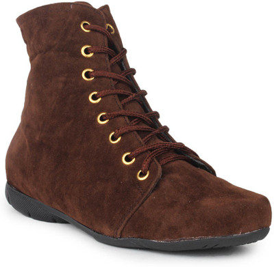 

Shenaya Boots For Women(Brown)