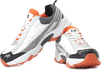 

SG Hiscore Cricket Shoes For Men(Multicolor, Gry wh sil or