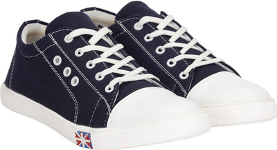 

Knight Ace Comfort Canvas Shoes For Men(Navy, White
