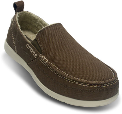 

Crocs Walu Lounger Loafers For Men(Brown, Russet/stucco