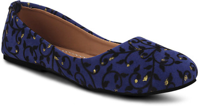 Get Glamr Stylish Bellies For Women(Blue
