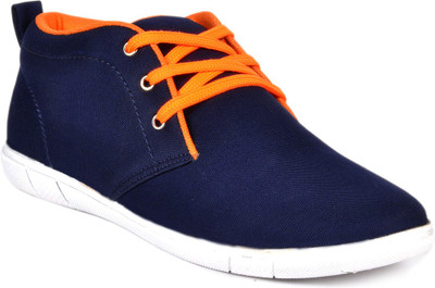 

Footlodge Canvas Shoes For Men(Blue, Orange, Navy