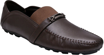 

Bxxy Brown Leather Loafers For Men(Brown