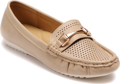 

Bruno Manetti 8161-H Loafers For Women(Beige