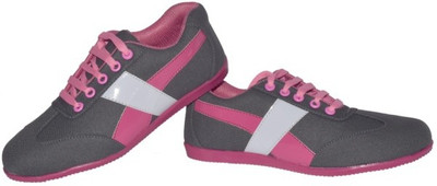 

NE Shoes Canvas Shoes For Women(Grey, Pink