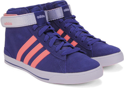 ADIDAS NEO DAILY TWIST MID W Sneakers For Women(Blue, Pink, White, Uniink/sunglo/ftwwht