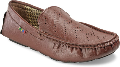 

Shoe Island Trendy Coffee Brown Loafers Loafers For Men(Brown