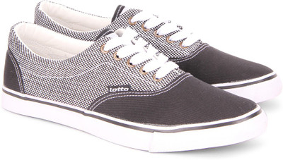 

Lotto Devin Canvas Shoes For Men(Black, White, 10