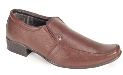 

Rajdoot Simply Formals Slip On Shoes For Men(Brown