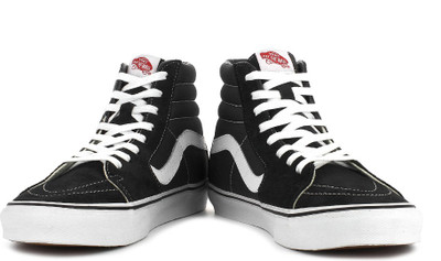 Vans Sk8-Hi High Ankle Sneakers For Men(Black