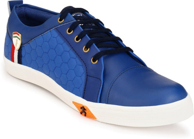 Menfolks Sneakers For Men(Blue, White