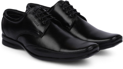 

Provogue Genuine Leather Lace up shoes For Men(Black