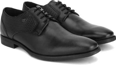 

Van Heusen Leather Lace Up shoes For Men(Black