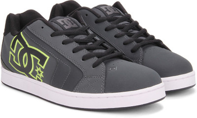 

DC NET M SHOE Sneakers For Men(Grey, Grey/black/green