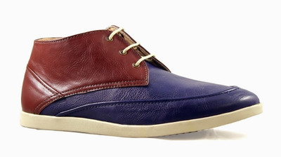 

Knotty Derby Harry Ankle Boots, Lace Up For Men(Brown, Blue