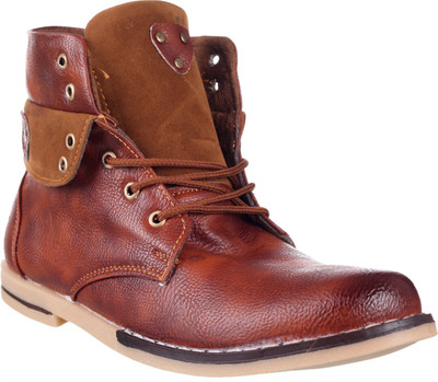 Kraasa Venetian Boots For Men(Tan)