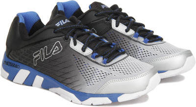 

Fila MECHANIC 4 ENRZD Running Shoes For Men, Met sil/blk/prc blu