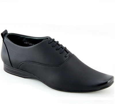 

Faces By Devils Andromeda Black Lace Up Shoes For Men(Black)