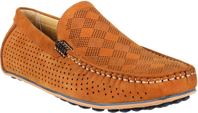 

Mochi J.Fontini Loafers For Men(Tan, 23;tan